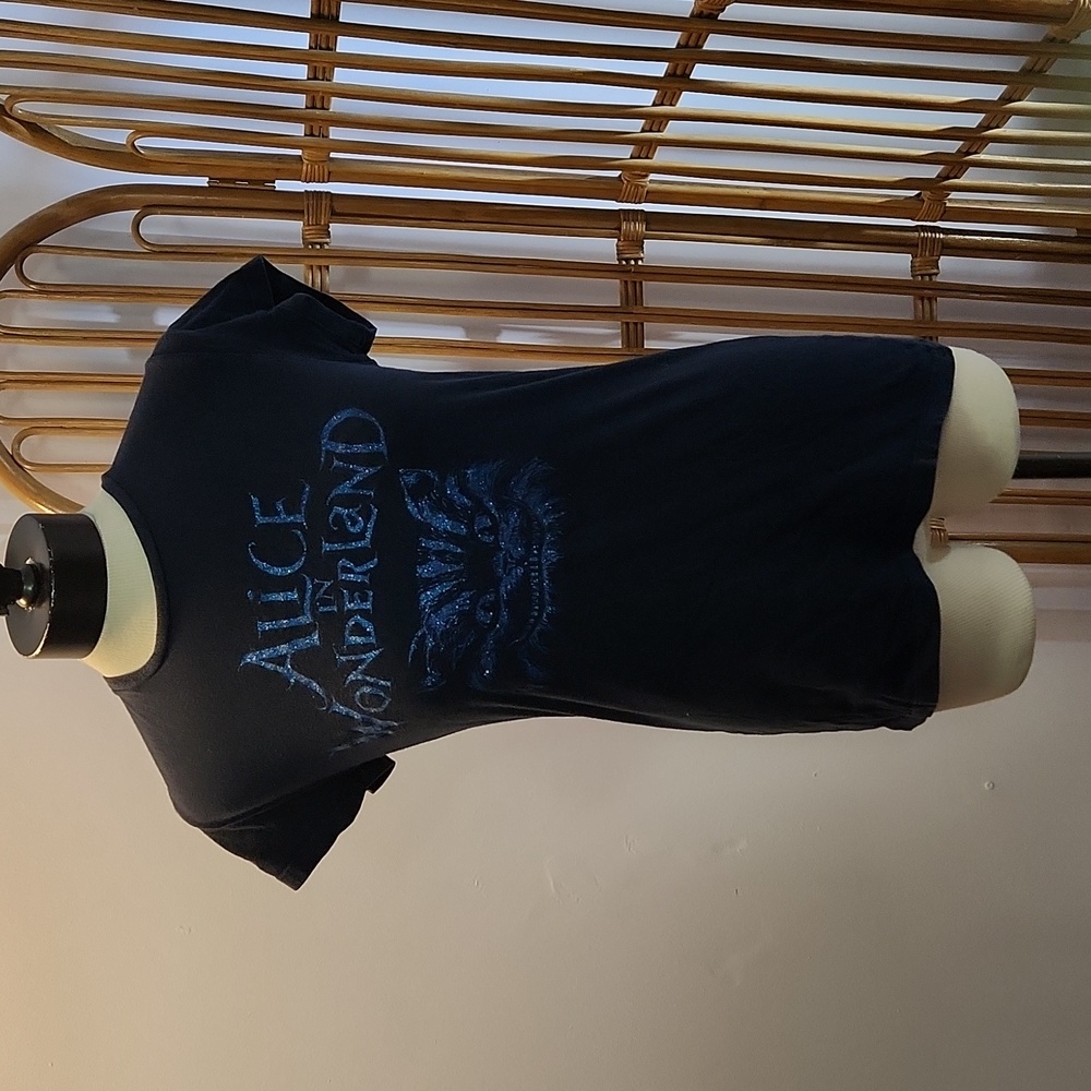 Alice in Wonderland Cheshire Cat tee shirt baby doll size large - Picture 2 of 6